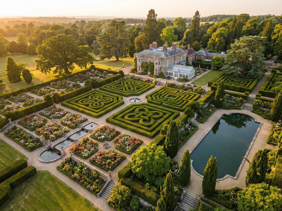 小马拉大车植物园航拍视频